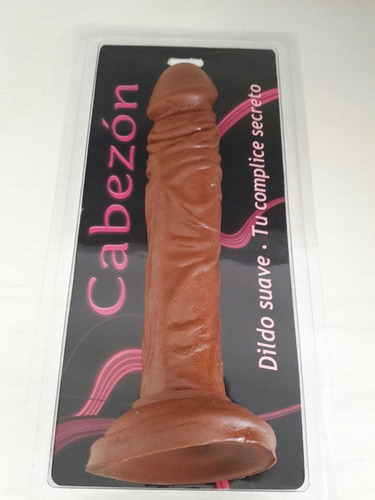 DILDO CABEZON 19CM