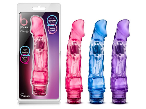 VIBRADOR 15CM B YOURS REALISTA VIBE 3 PURPLE