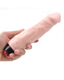 VIBRADOR C/TESTÍCULOS REALISTA