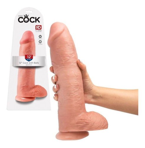 DILDO KING COCK C/VENTOSA 12&quot;