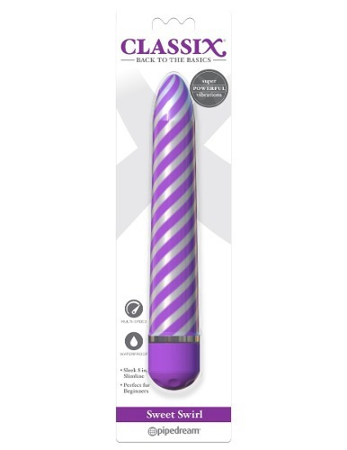 VIBRADOR SWEET SWIRL CLASSIX PURPLE