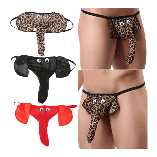 TANGA ELEFANTE UNITALLA CABALLERO LEOPARDO