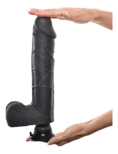 VIBRADOR REAL FEEL NEGRO 27CM