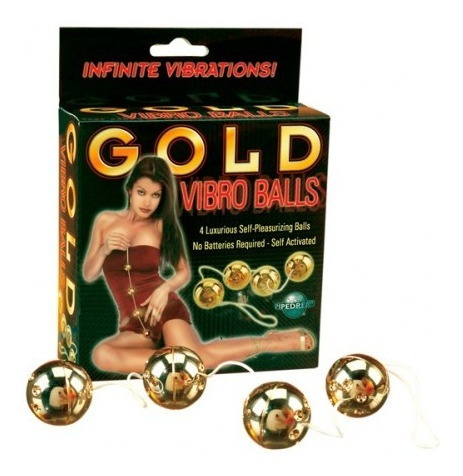 BOLAS VAGINALES GOLD VIBRO BALLS 4