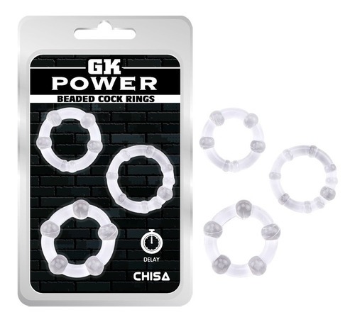 SET ANILLOS GK POWER NEGROS 3 PZAS.