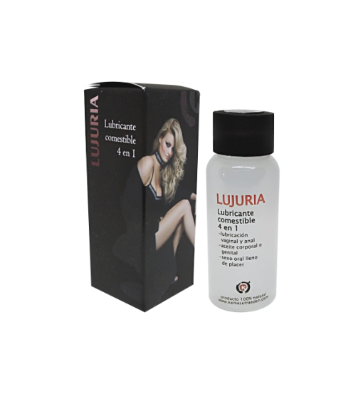 LUBRICANTE LUJURIA 4 EN 1 COMESTIBLE 30ML