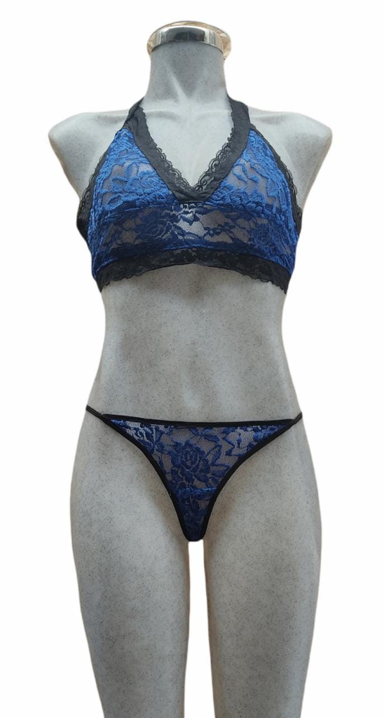 COORDINADO BRASILEÑO DREAMS  MAGIC LACE (BLUE)