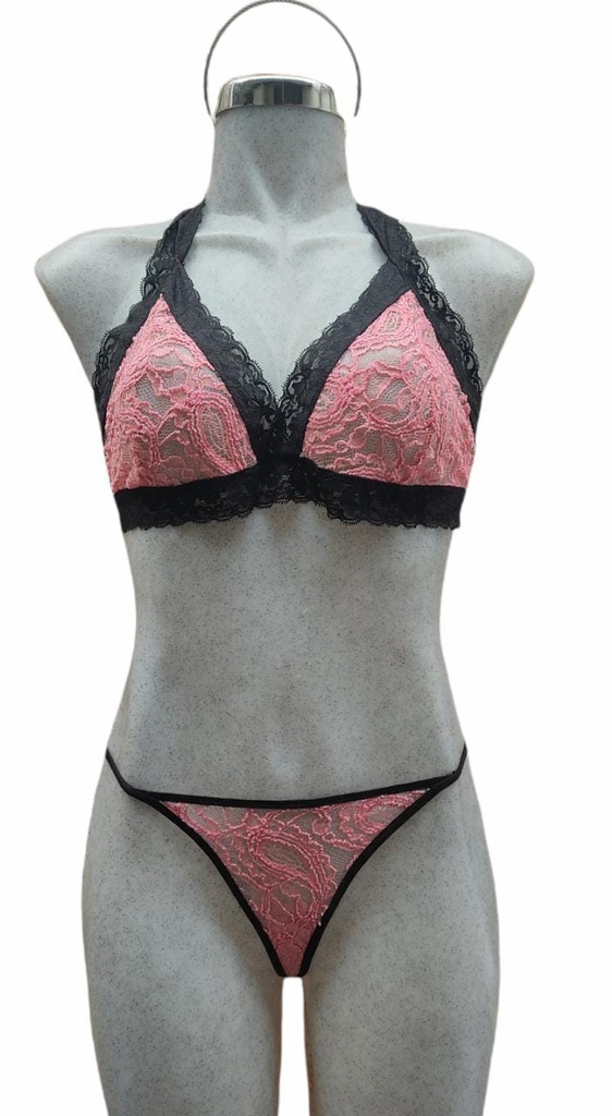 COORDINADO BRASILEÑO SWEETNESS MAGIC LACE (PINK)