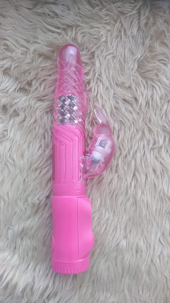 VIBRADOR CONEJO BASICO CAJA ROSA