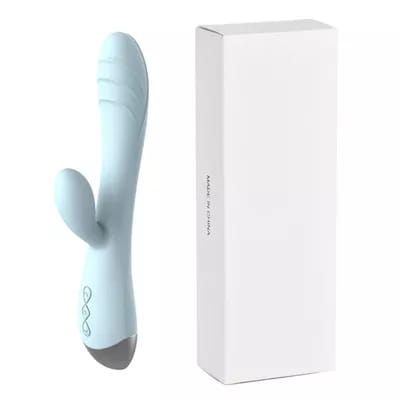 VIBRADOR MS TOYS AZUL RECARGABLE 10 FUNCIONES