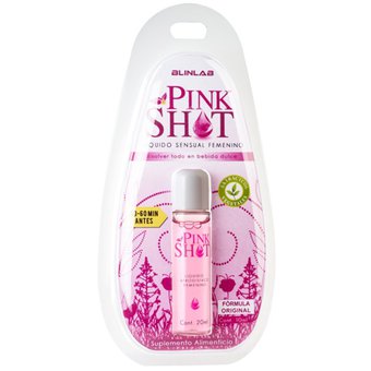 PINK SHOT BEBIDA AFRODICIACA FEMENINA 10ML