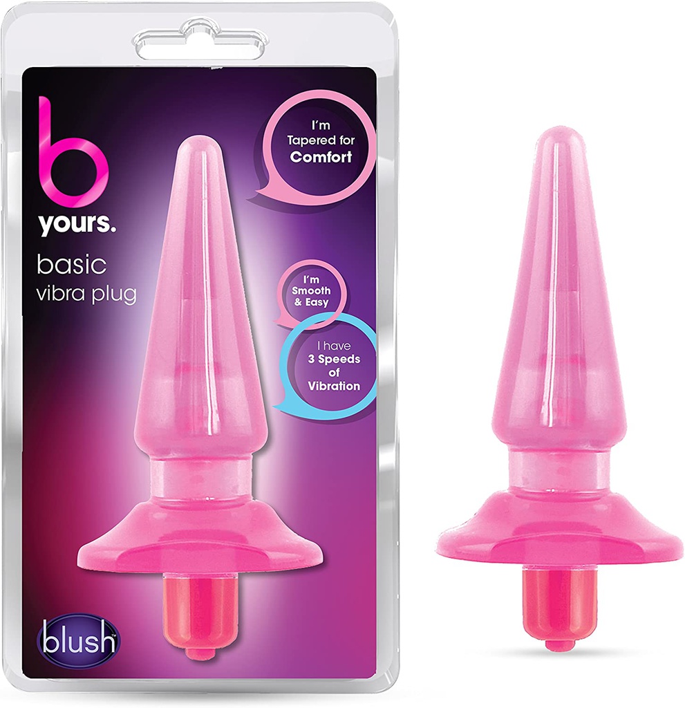 PLUG ANAL SILICON BASIC VIB BLUSH B YOURS