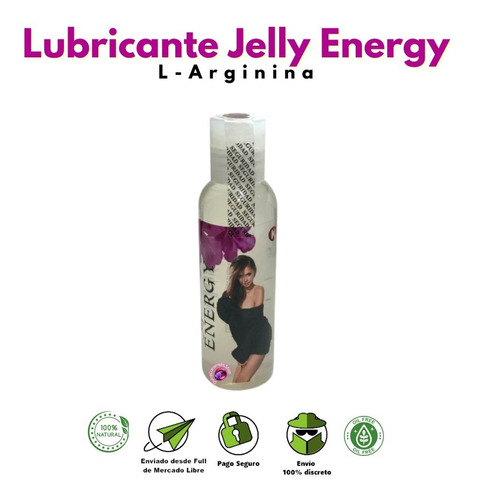 LUBRICANTE JELLY ENERGY SABOR COMESTIBLE 60ML 