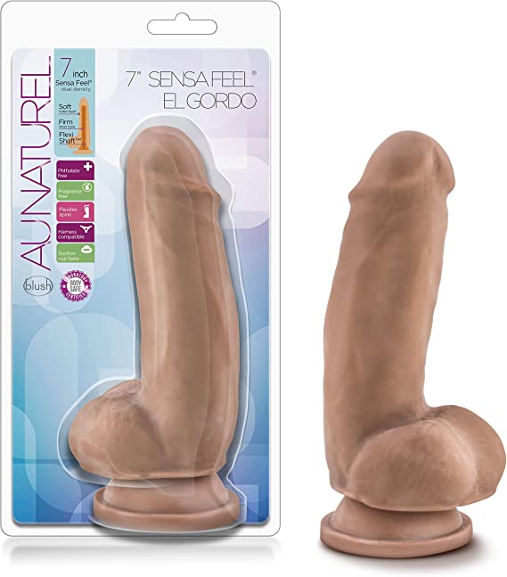 DILDO AU NATUREL 7&quot; SENSA FEEL