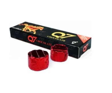 CHOCOLATES AFRODICIACOS Q7 PAQ 2 PZAS. 18G