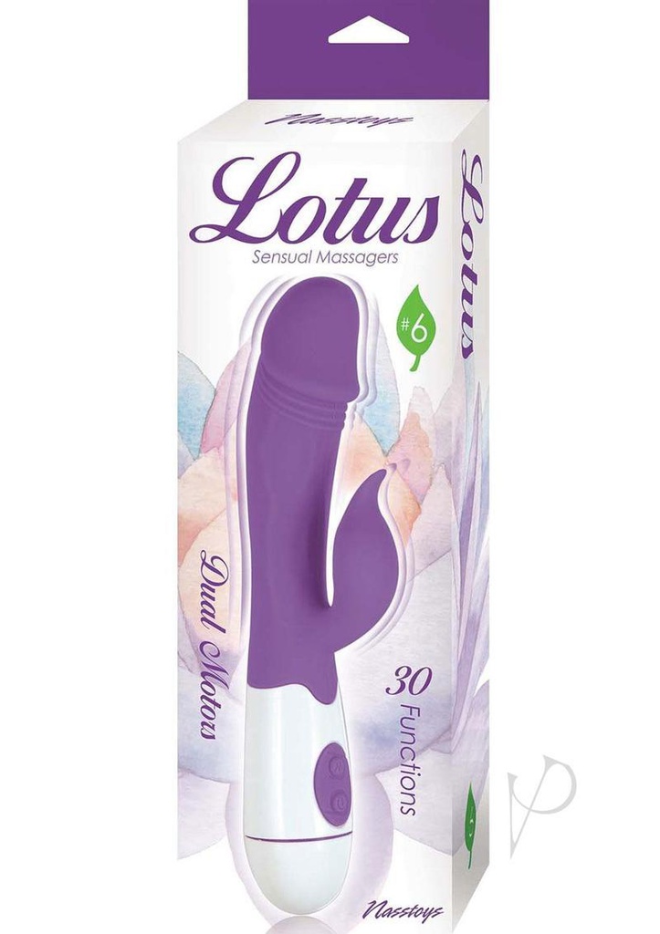 VIBRADOR LOTUS SENSUAL MASSAGERS #6 30 FUNCIONES MORADO