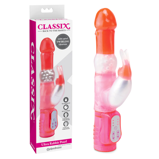 VIBRADOR ULTRA RABBIT PEARL CLASSIX