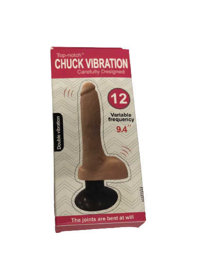 VIBRADOR CHUCK CAREFULLY BASE FLESH 9.4&quot;