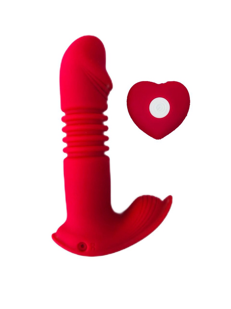 VIBRADOR RECARGABLE MINI PISTON C/CONTROL