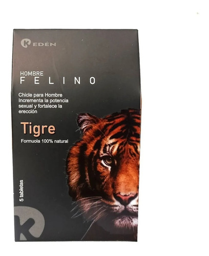 CHICLE FELINO HOMBRE TIGRE 1 PZA.