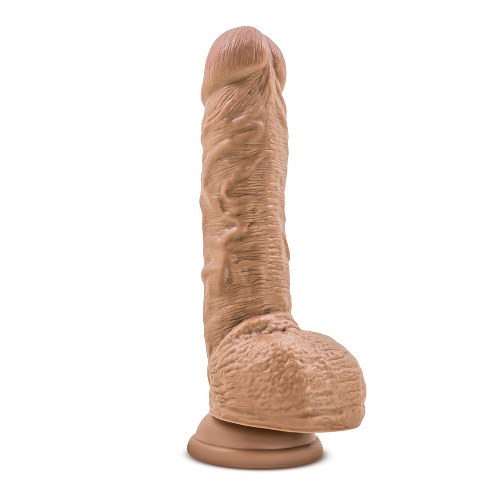 DILDO AU NATUREL BIG BILLY SENSA FEEL C/VENTOSA 9&quot;