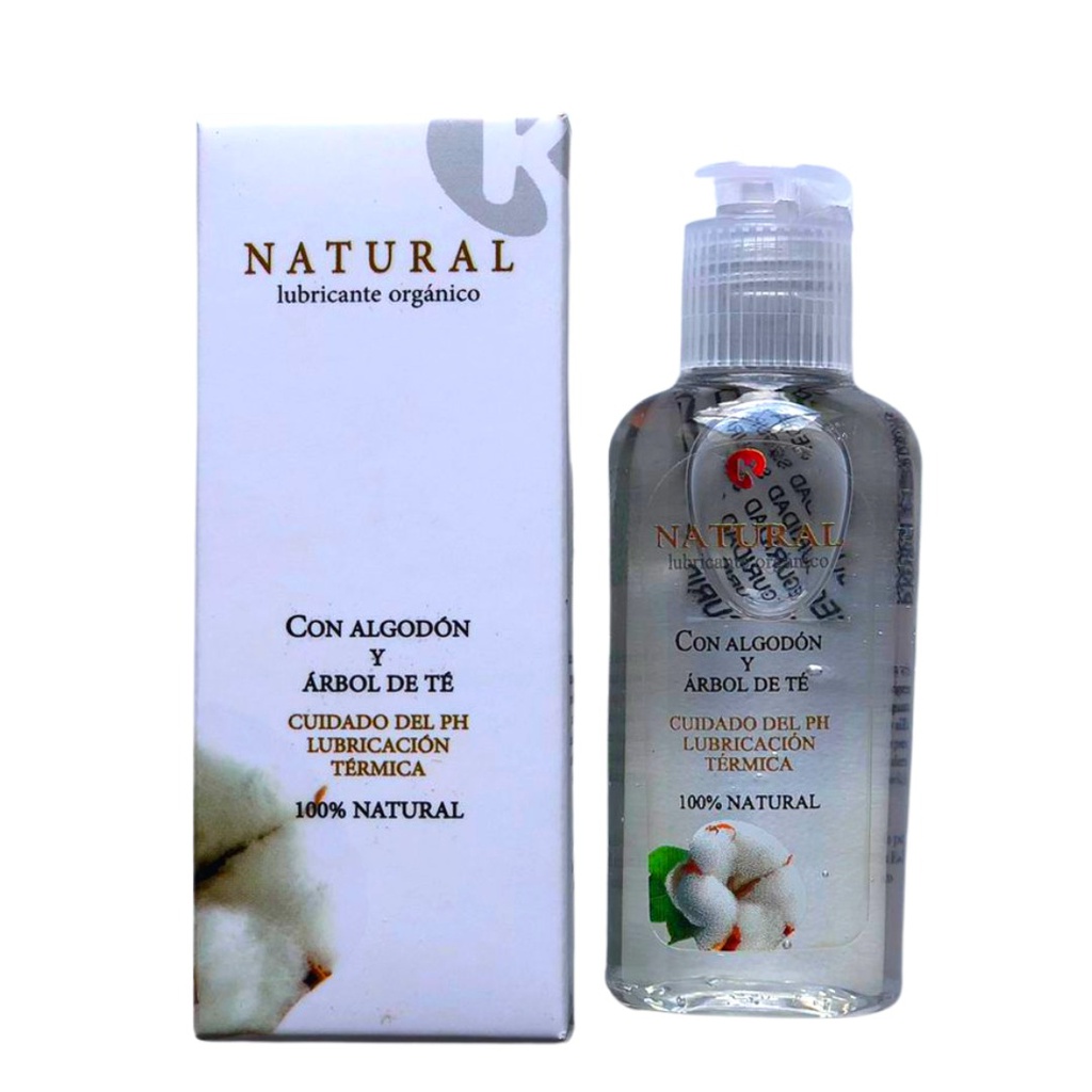 LUBRICANTE NATURAL 100% ORGANICO SABORES 30ML