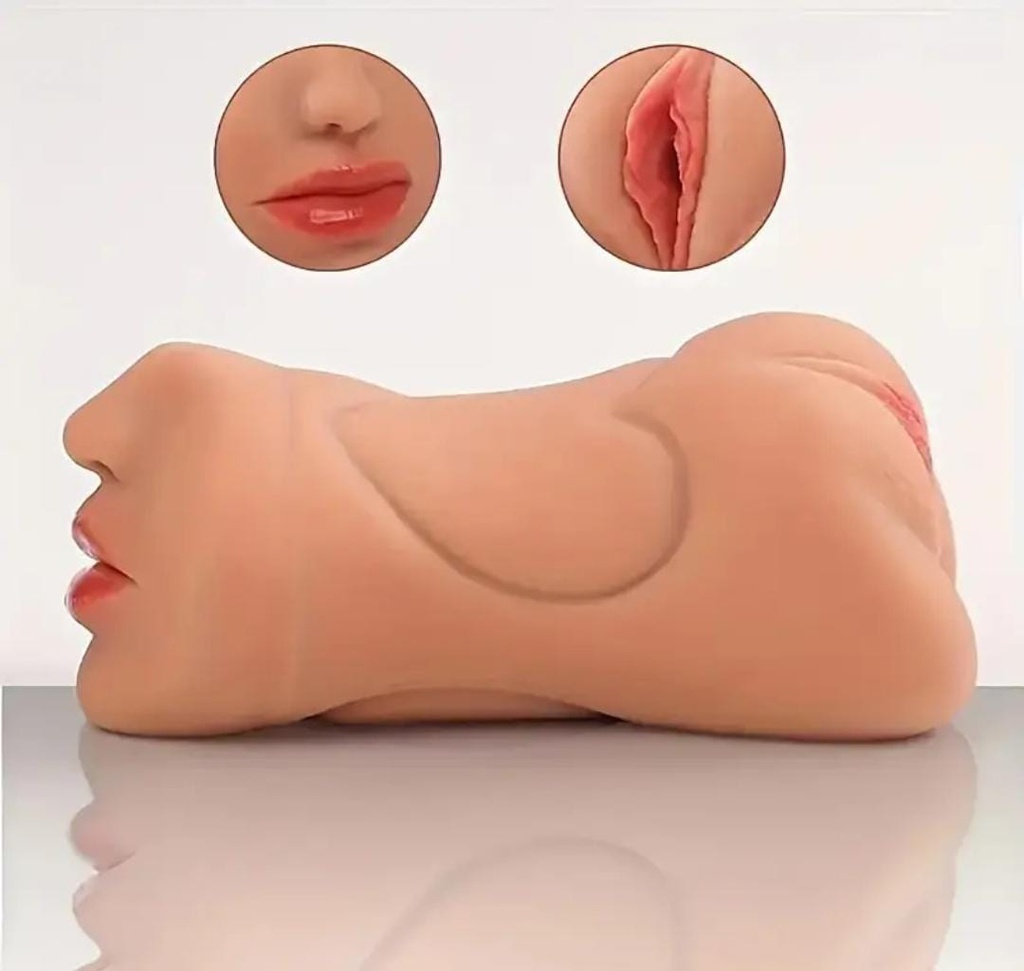 MASTURBADOR REALISTA VAGINA Y BOCA