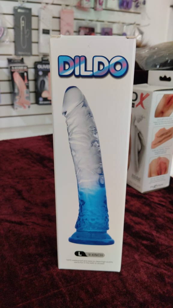 DILDO MACIZO BICOLOR JELLY QSD016