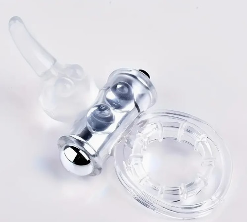 ANILLO VIBRADOR PARA PENE PLATA