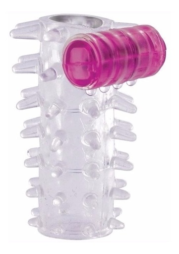 [ZH00315] ANILLO RETARDADOR C/VIBRADOR TIPO FUNDA