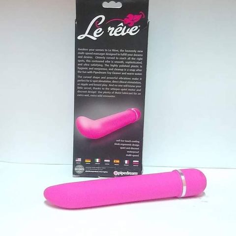 [PD116311] VIBRADOR LE REVE ROSA PUNTA CURVA