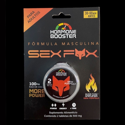 [SEXFOX2] PASTILLA SEX FOX HORMONE BOOSTER 2 PZAS.