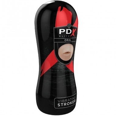 [RD523] MASTURBADOR PDX BOCA ELITE VIBRATING STROKER