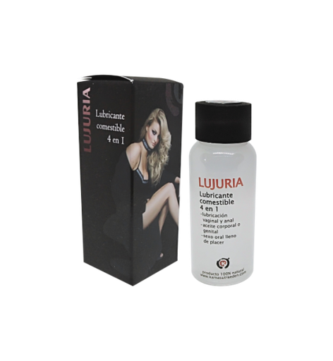 [LUB1115] LUBRICANTE LUJURIA 4 EN 1 COMESTIBLE 30ML