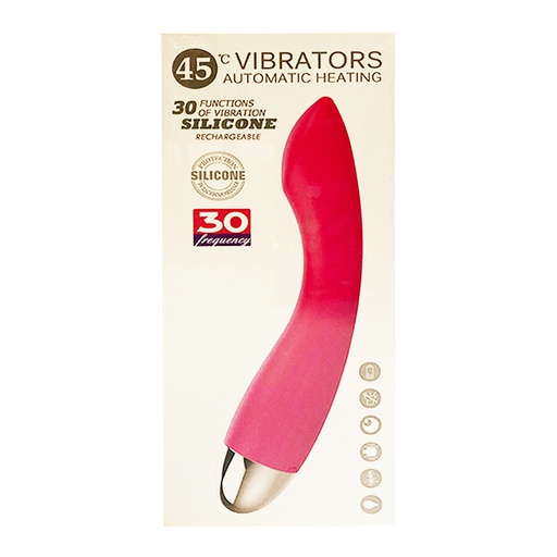 [AFY1281] VIBRADOR AUTOMATIC HEATING RECARGABLE USB