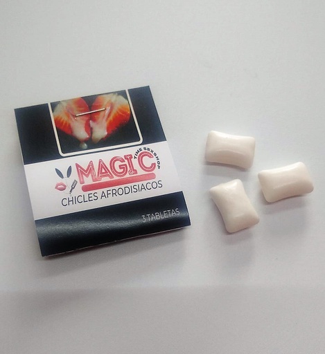 [VAR0468A] CHICLES AFRODISIACOS DELICIOUS CAMBIA SABOR SEMEN 3 PZAS. SAB