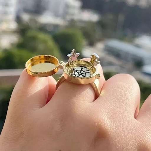 [BOB2] ANILLO DORADO MEJORES AMIGOS BOB ESPONJA