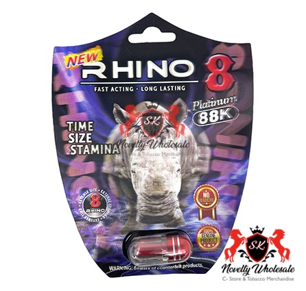 [RHP8-2] PASTILLA RHINO 8 PLATINUM 88K