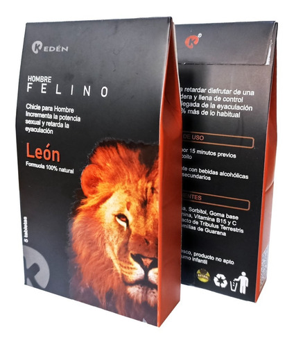 [VAR1710] CHICLE FELINO HOMBRE LEON 1 PZA.