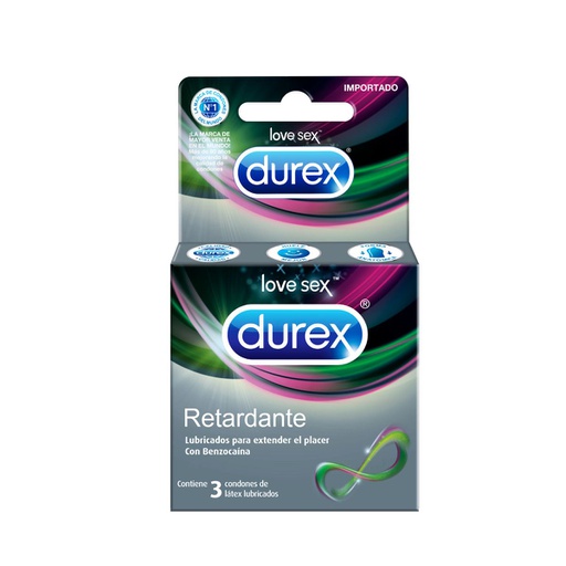 [CND0312] CONDON DUREX RETARDANTE LOV SEX 3 PZAS.