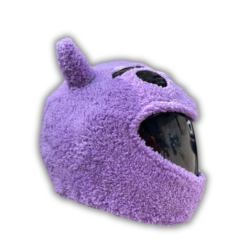 [FUN07MT] FUNDA CASCO DIABLITO MORADO CH/M MT