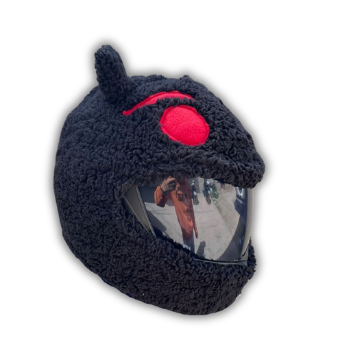 [FUN08MT] FUNDA CASCO DIABLITO NEGRO CH/M MT